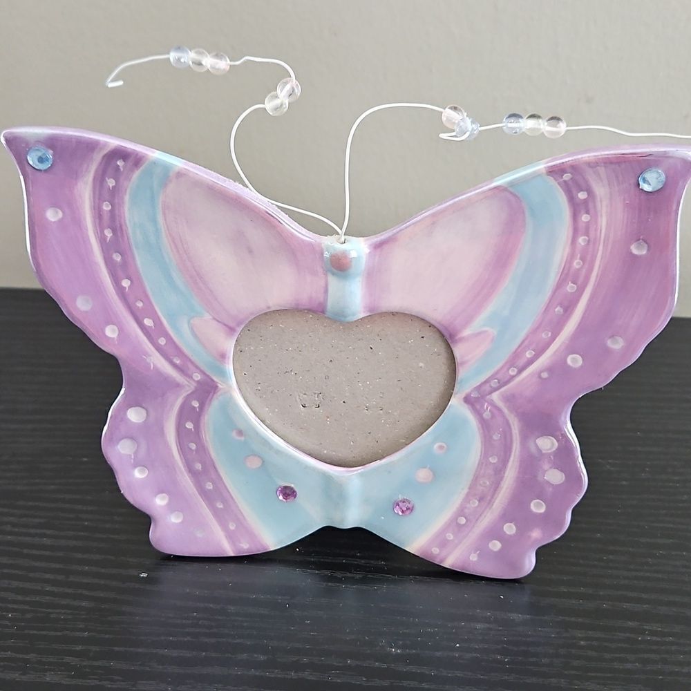 Butterfly Ceramic Photo Frame